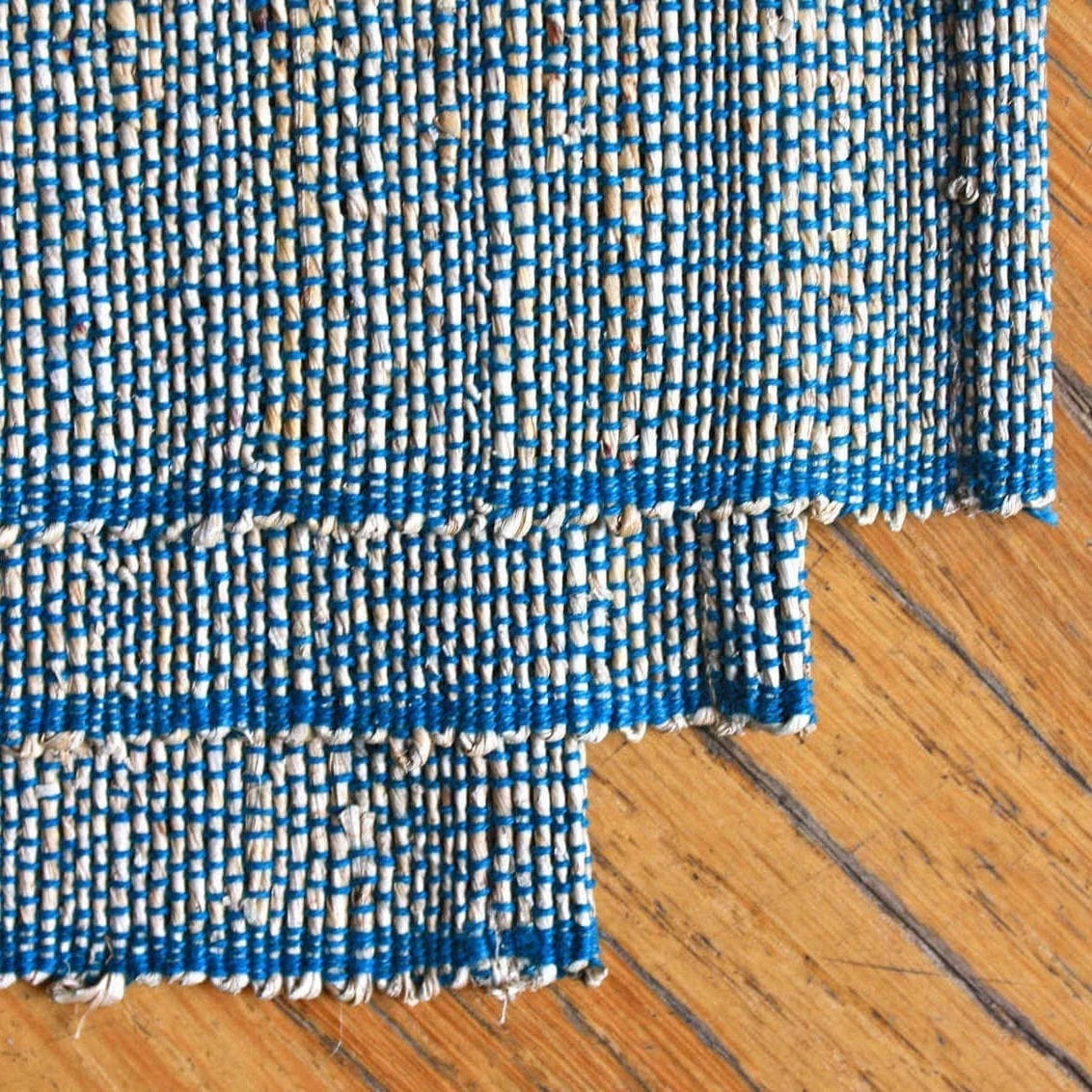Handwoven Placemats | Banana Stem Fiber & Cotton | Set of 4 | Fair Trade | BISCOTTI STRATA