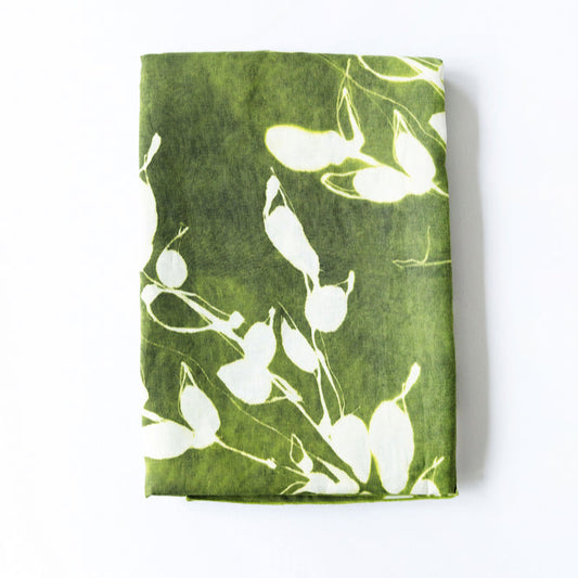 Porto Print in Olive Tablecloth
