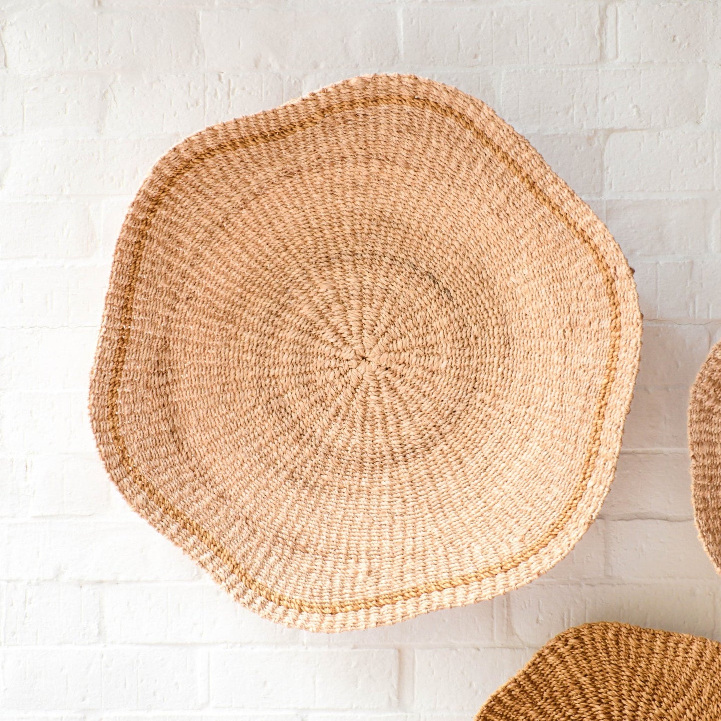 Scallop Wall Baskets, Large
