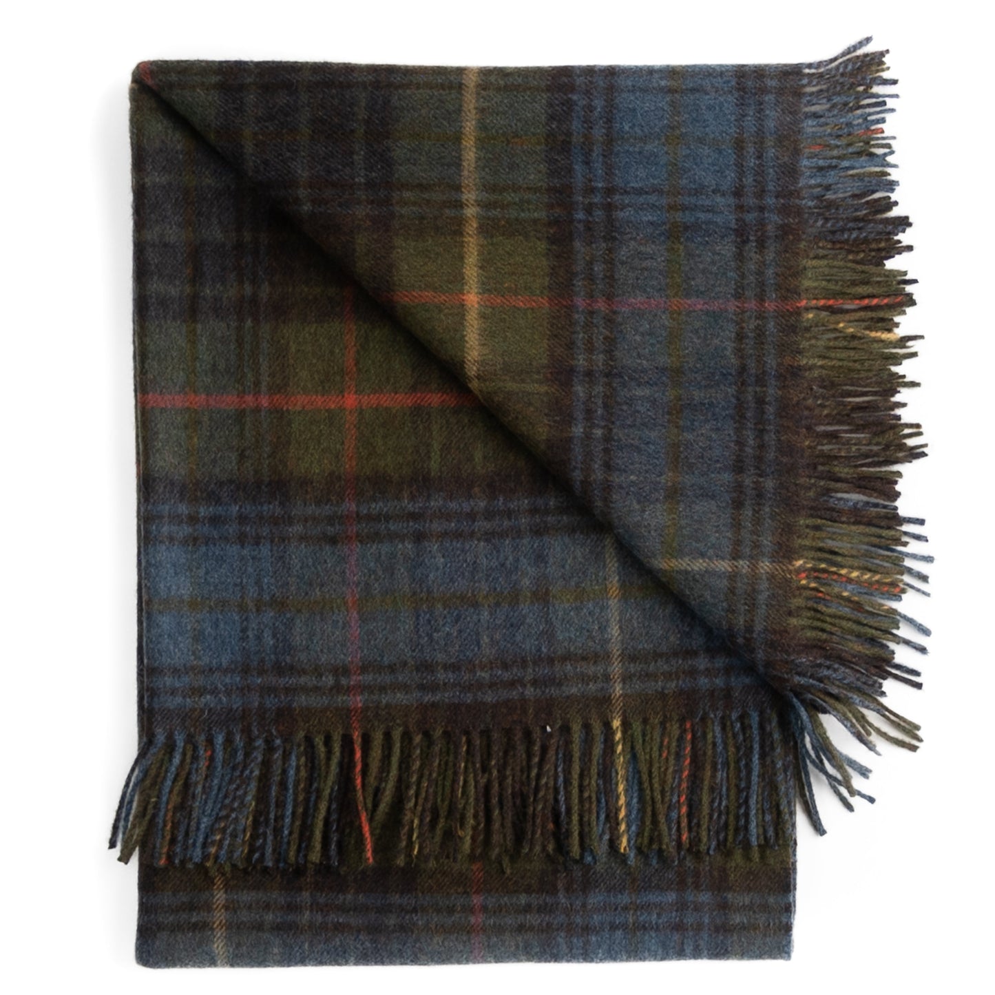 Prince of Scots Merino Wool Throw - Antique Hunting Stewart