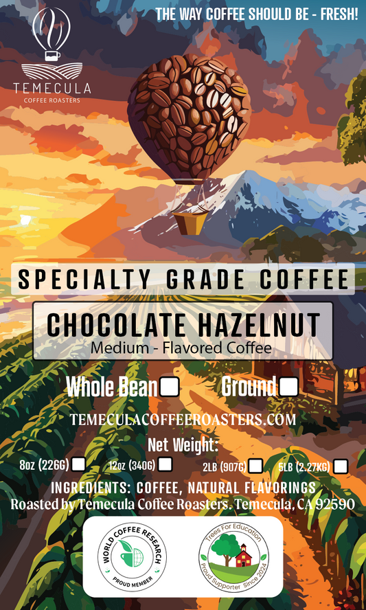 Chocolate Hazelnut Flavored Coffee