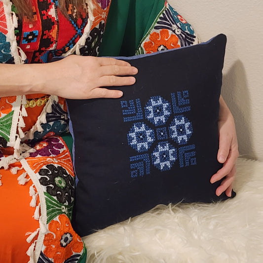 Eyes Pillow Cover - Blue