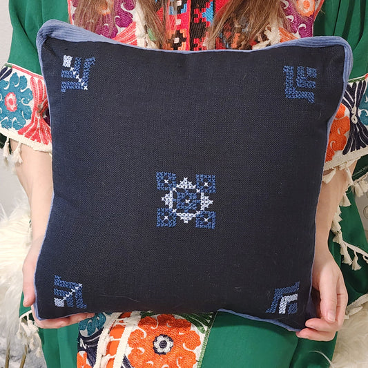 Feathers Pillow Cover - Blue