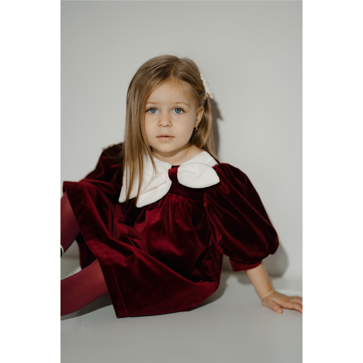 Rosemoor Dress |  Winterberry Red  Cotton Velvet