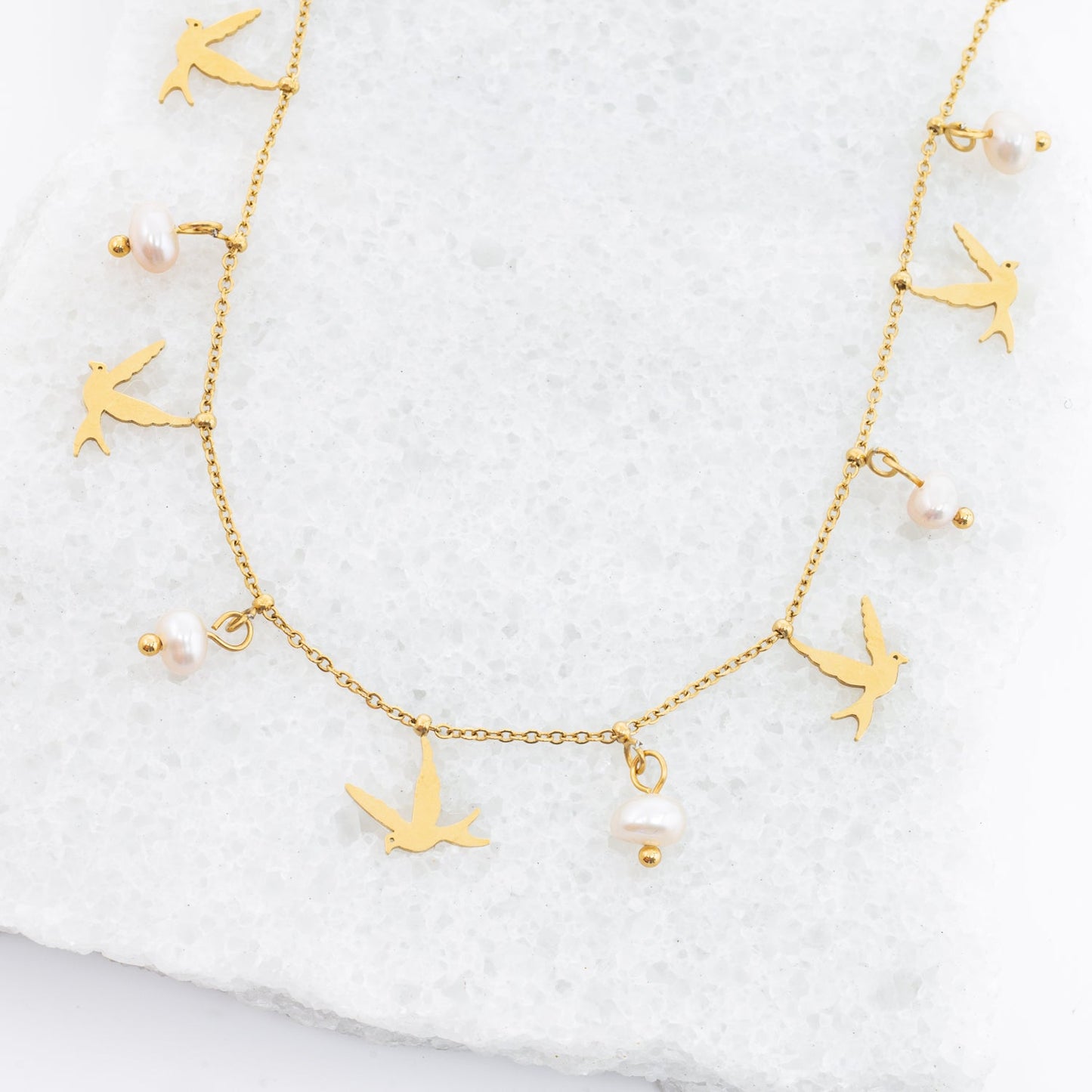 Wings of Hope Pearl Necklace