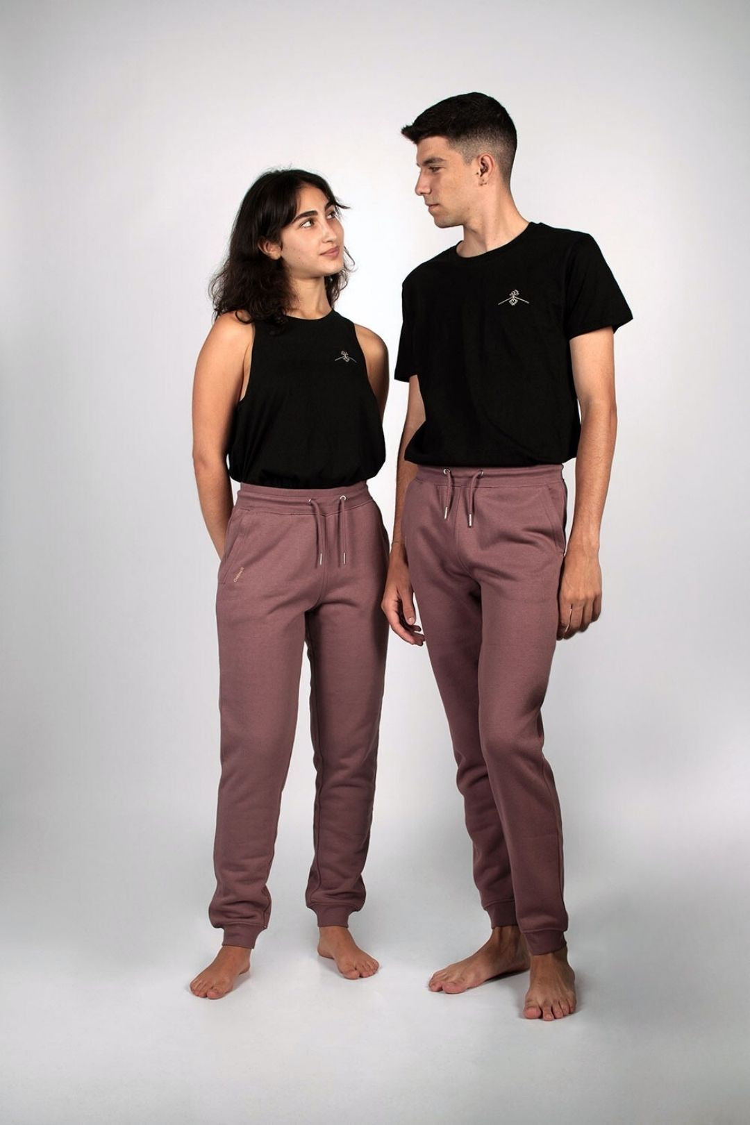 Pantalón algodón orgánico - Amatista Rosa