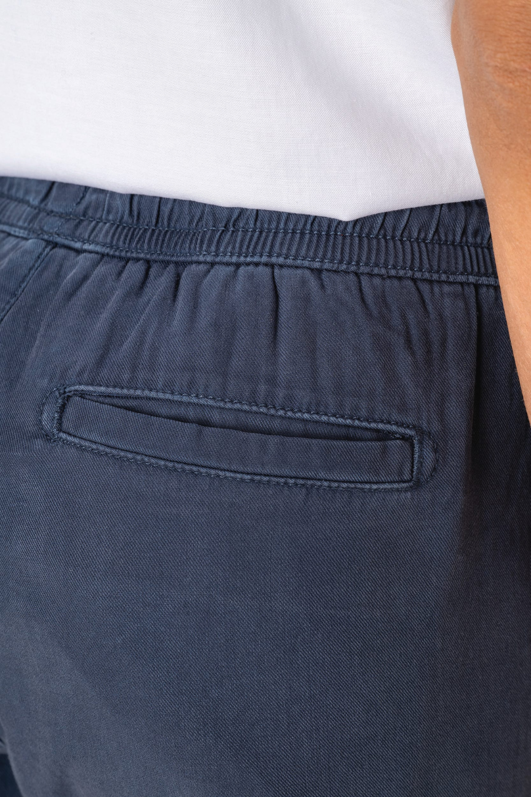 Pantalón Lyocell holgado - Azul Marino