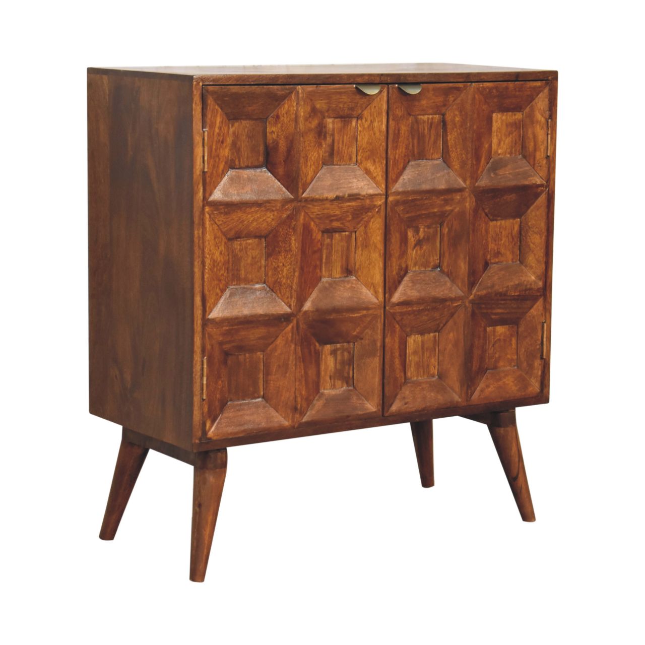 Solid Wood Quad Cabinet