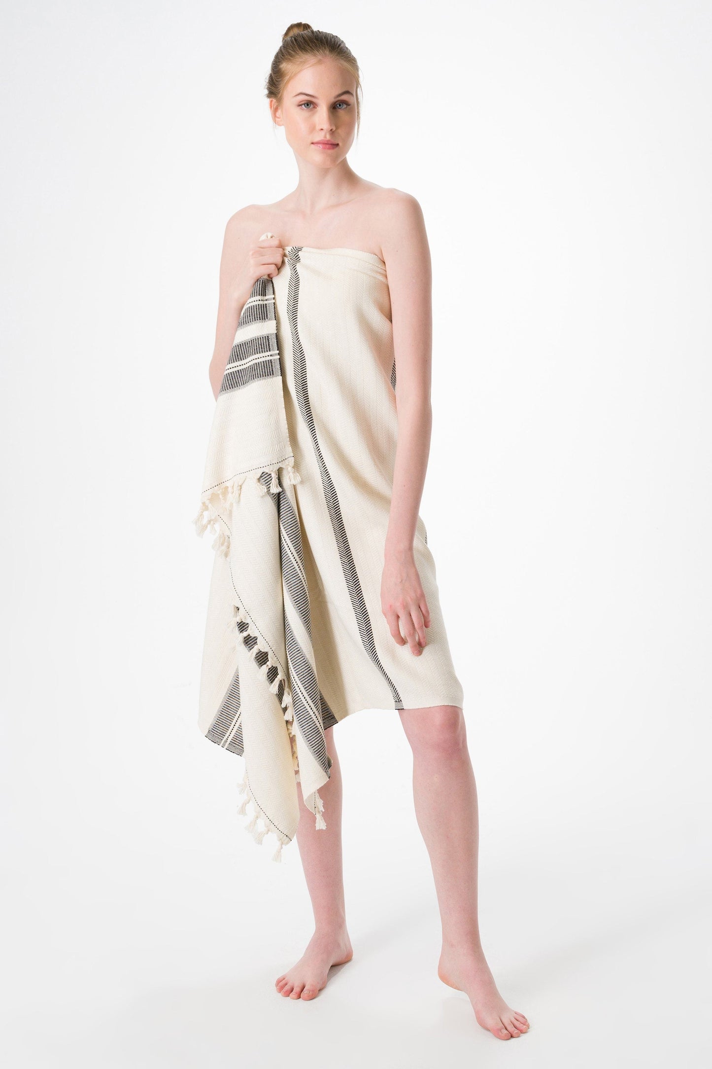 Costa Ivory Turkish Hand / Kitchen Towel