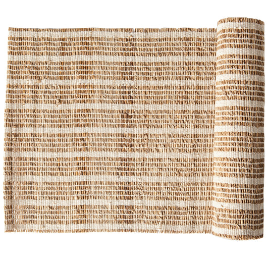 Handwoven Banana Fiber Table Runner | 72″ × 13″ | Fair Trade | TABLE CLASSICS