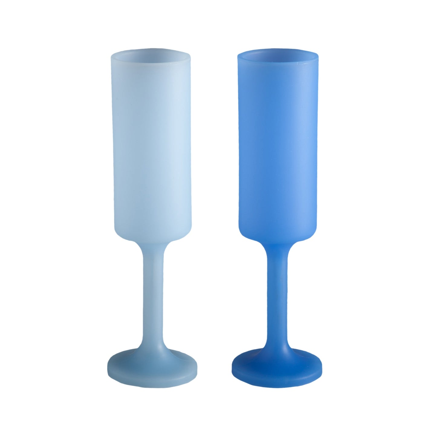 Sky + Kingfisher | Seff | Unbreakable Champagne Flutes