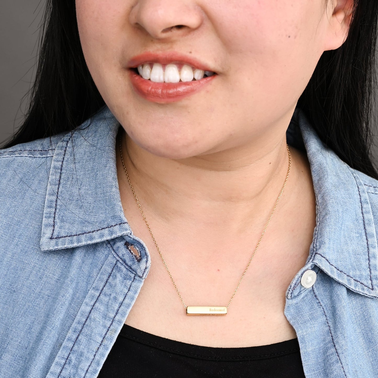The Chosen Four-Sided Necklace Gold