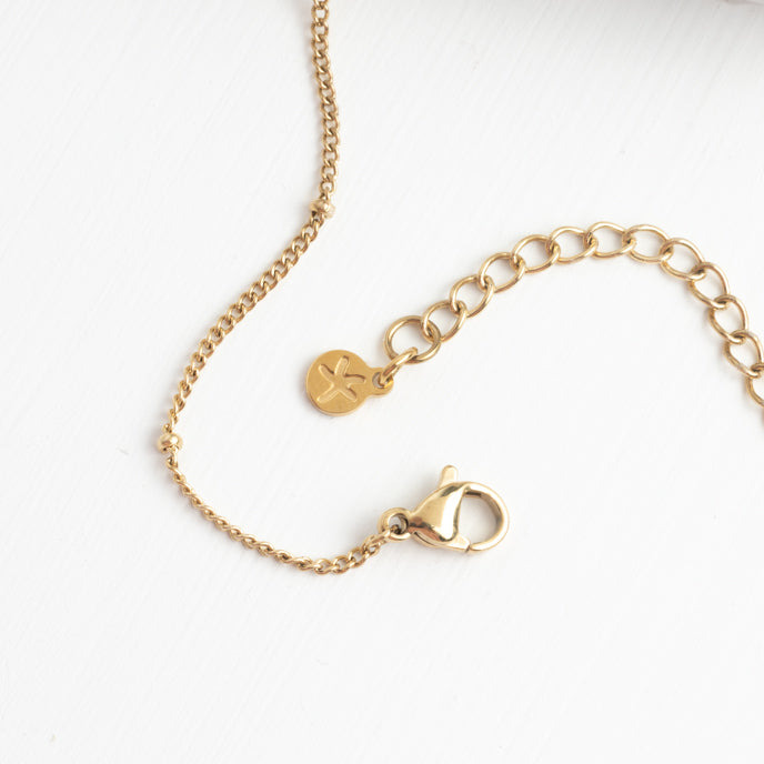 Photo of 14k gold plated stainless steel chain, necklaces, Starfish Project, Starfish reviews, jewelry store, necklace brands, adjustable gold chain