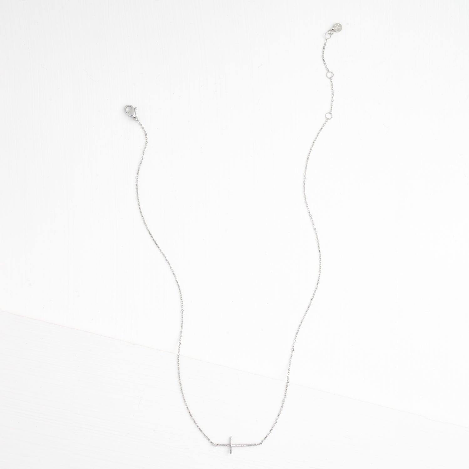 Silver cross necklace for women, creative gift ideas for Christmas, fair trade store online 