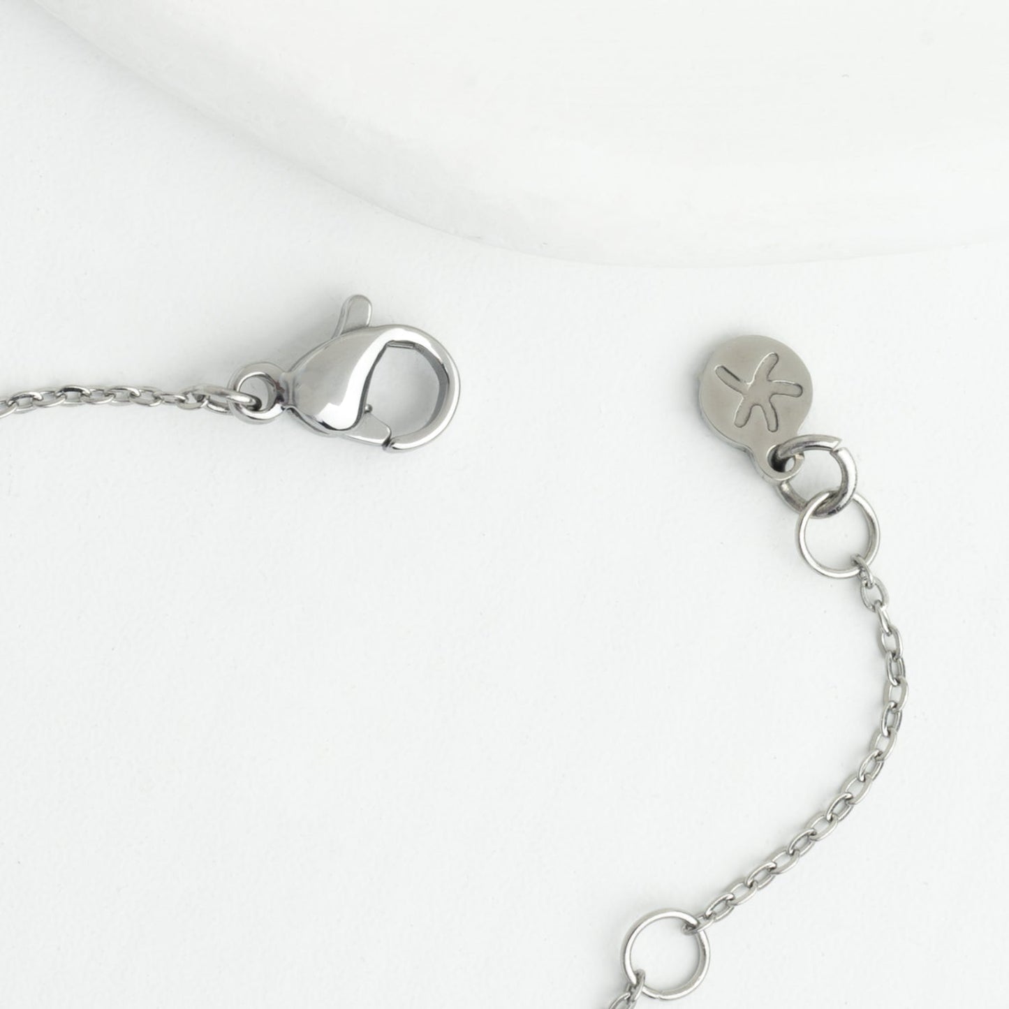Starfish logo, starfish symbol, silver necklace chain, women's silver necklaces, sustainable fair trade business