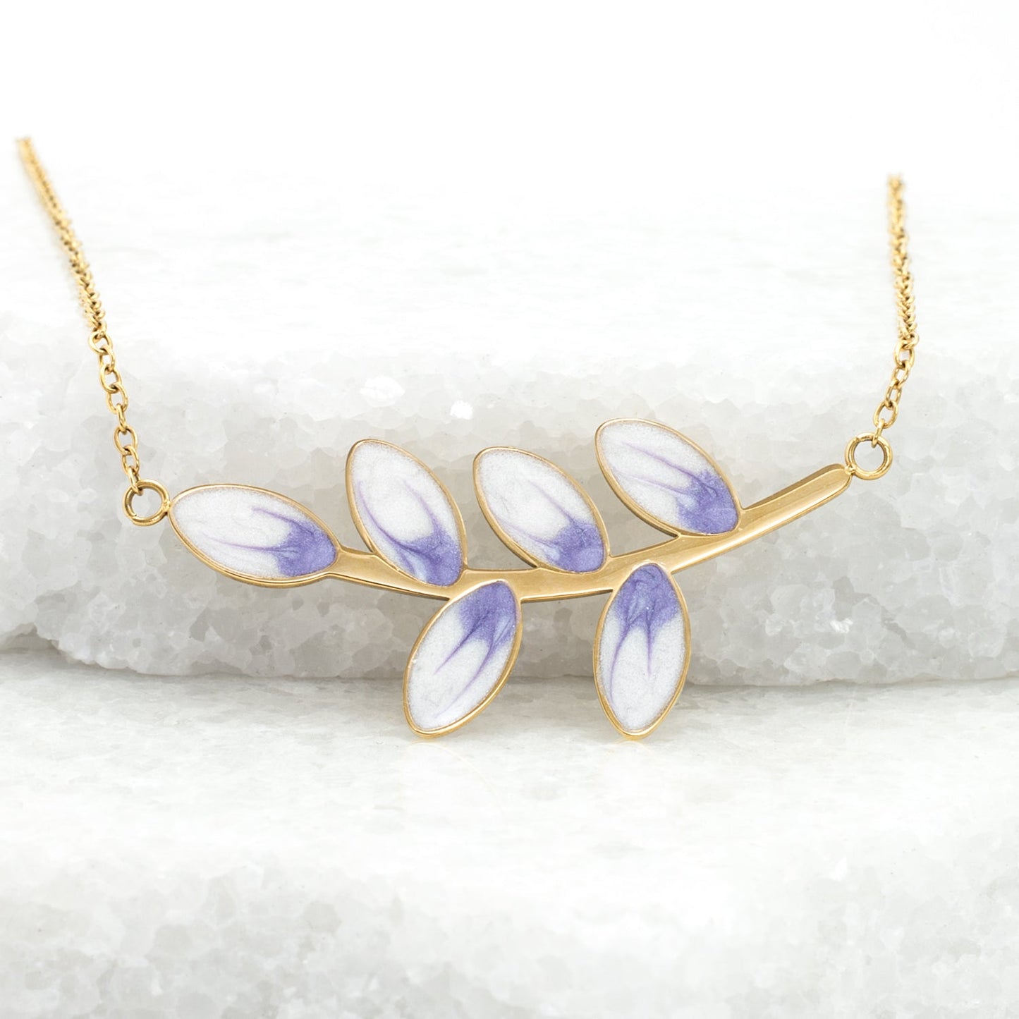 Hope Grows Necklace in Lavender