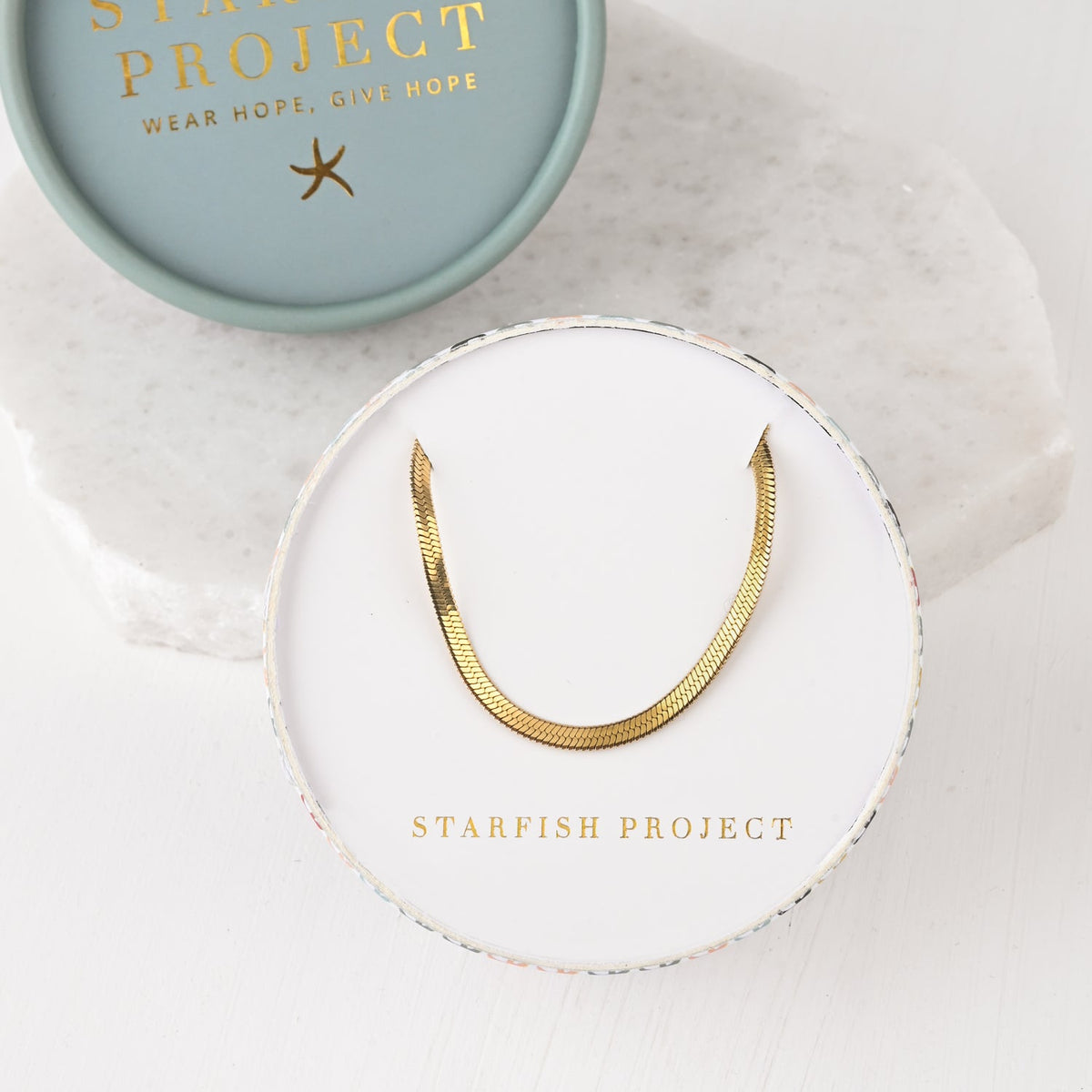 Radiant Joy Snake Chain Necklace