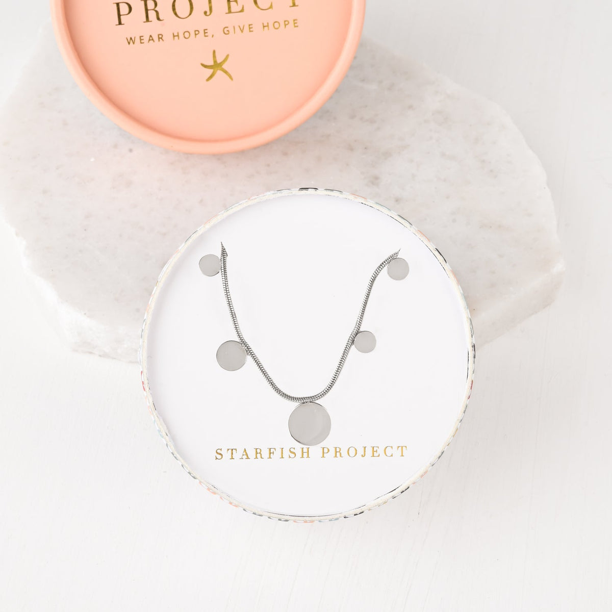 Orion's Beacon Silver Necklace
