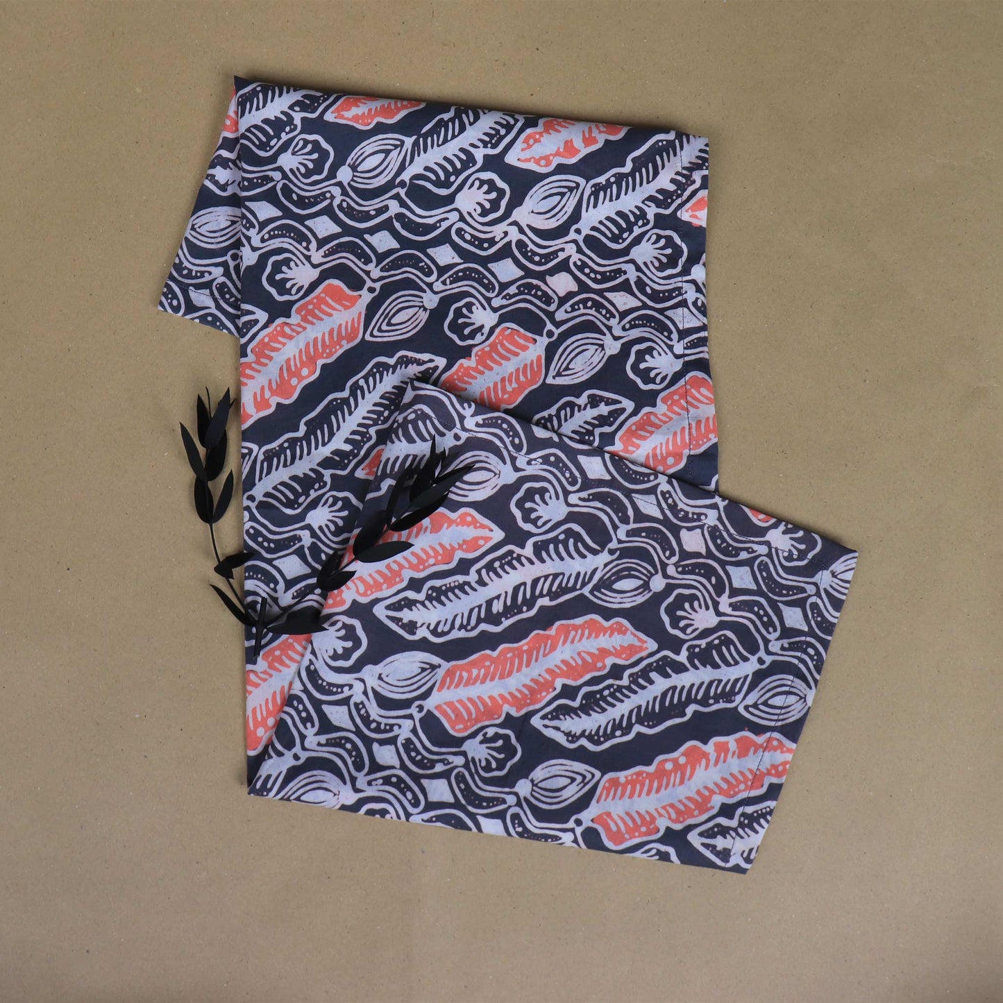 Batik Tea Towel Hand Dyed, Summer Night, Hand Dyed, 100% Cotton