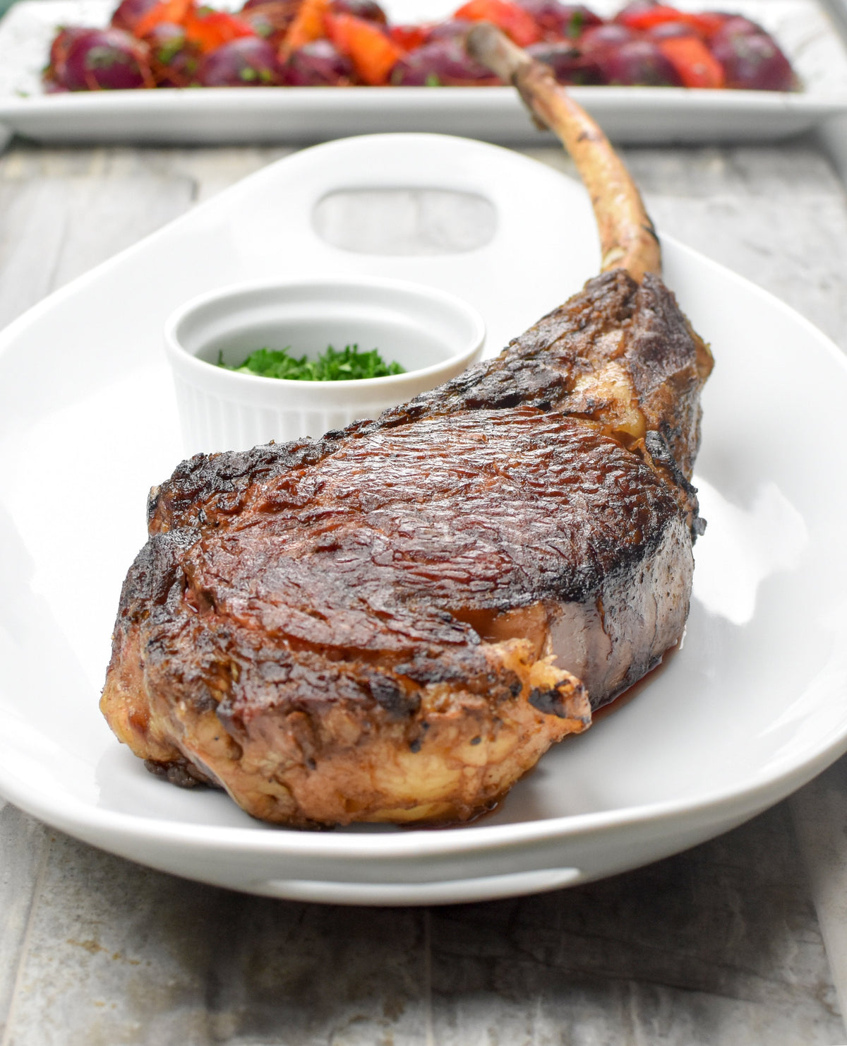 The Patio Daddy-O USDA Dry Aged Prime Tomahawk Chop (Set of 4)