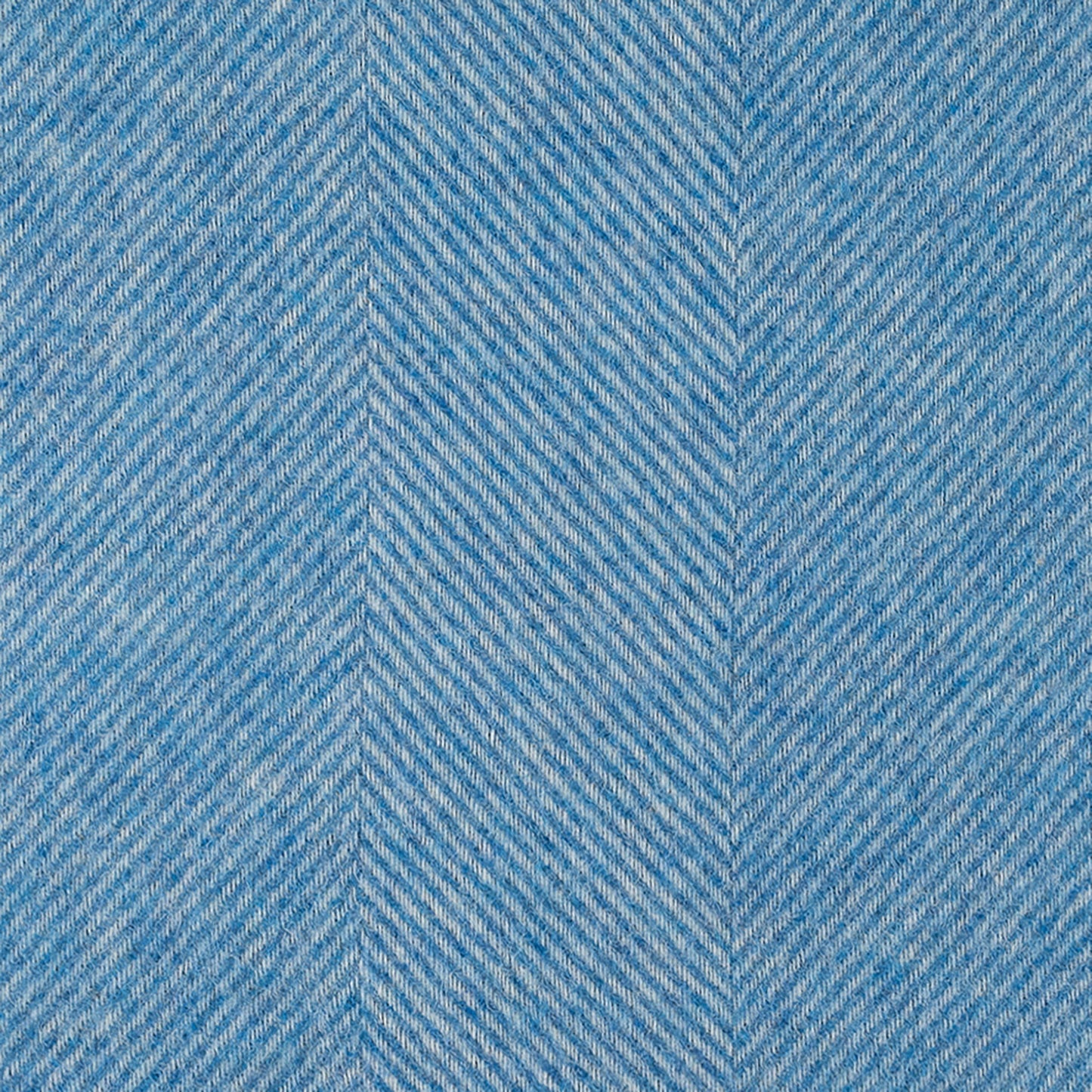 Southampton Home Shetland Lambswool Herringbone Throw – Ocean Blue