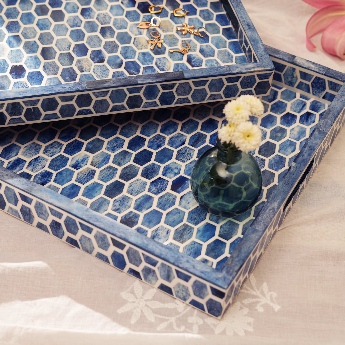 Gramercy Bone Inlay Trays