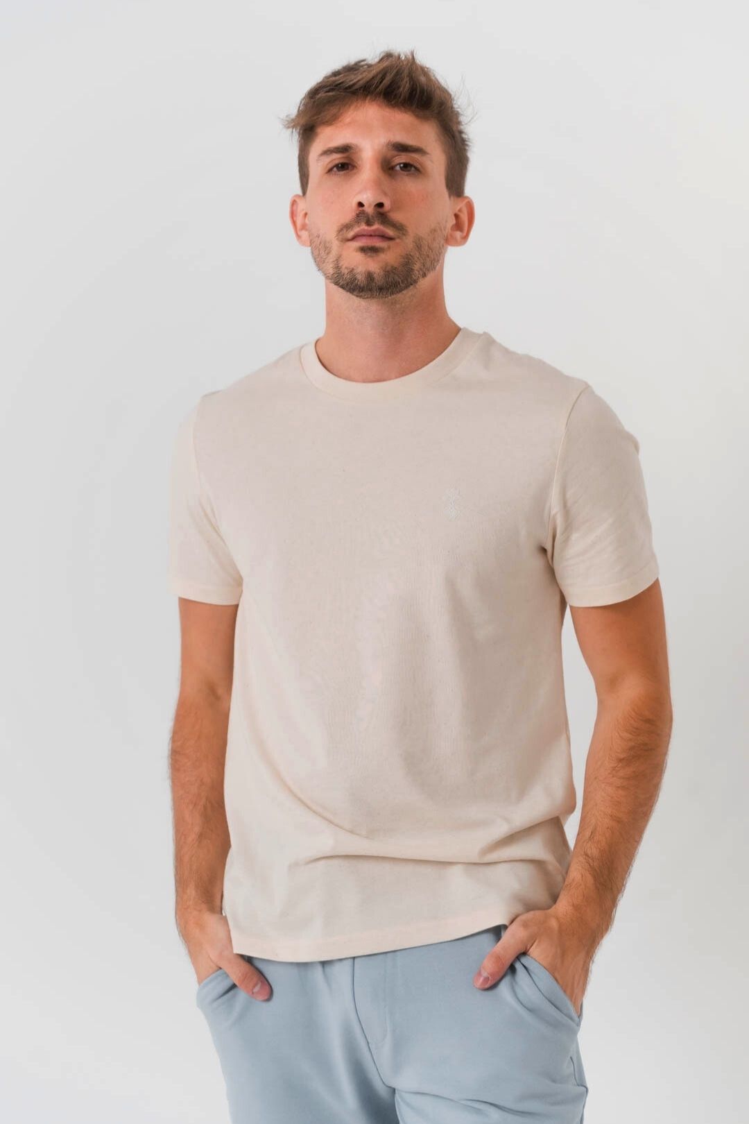 Camiseta algodón orgánico - Natural