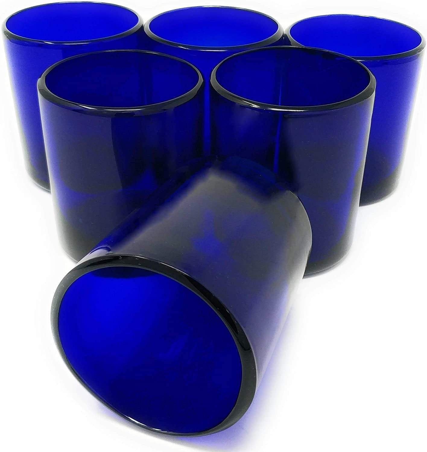 Pure Cobalt Tumbler Glasses - Set of 6
