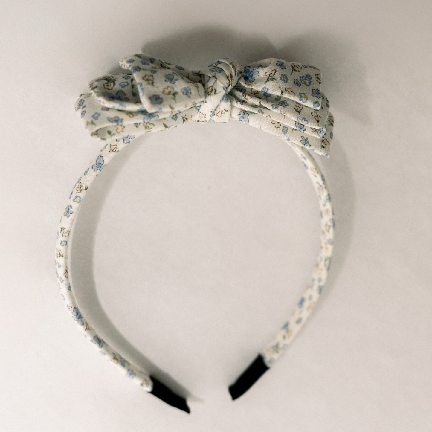 Three Little Bows Headband-Bluebell Breeze