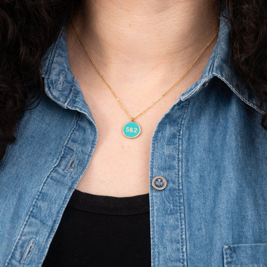 Hebrew 5&2 Gold Necklace