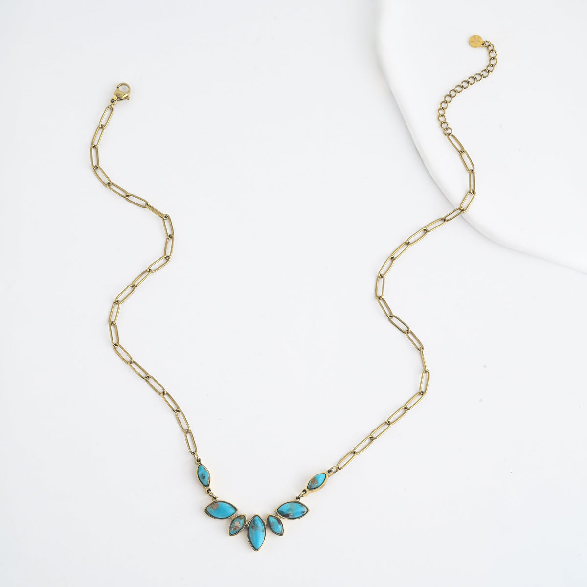 Boundless Voyage Turquoise Emperor Stone Necklace