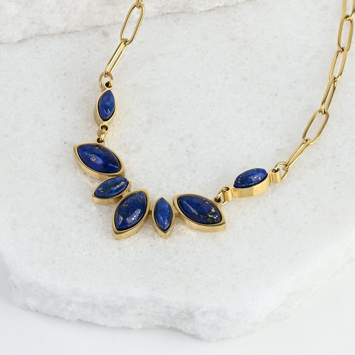 Boundless Voyage Blue Lapis Necklace