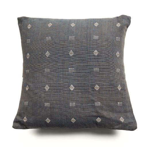 Nira Ochre Hand Spun Organic Cotton Handloom Pillow Cover