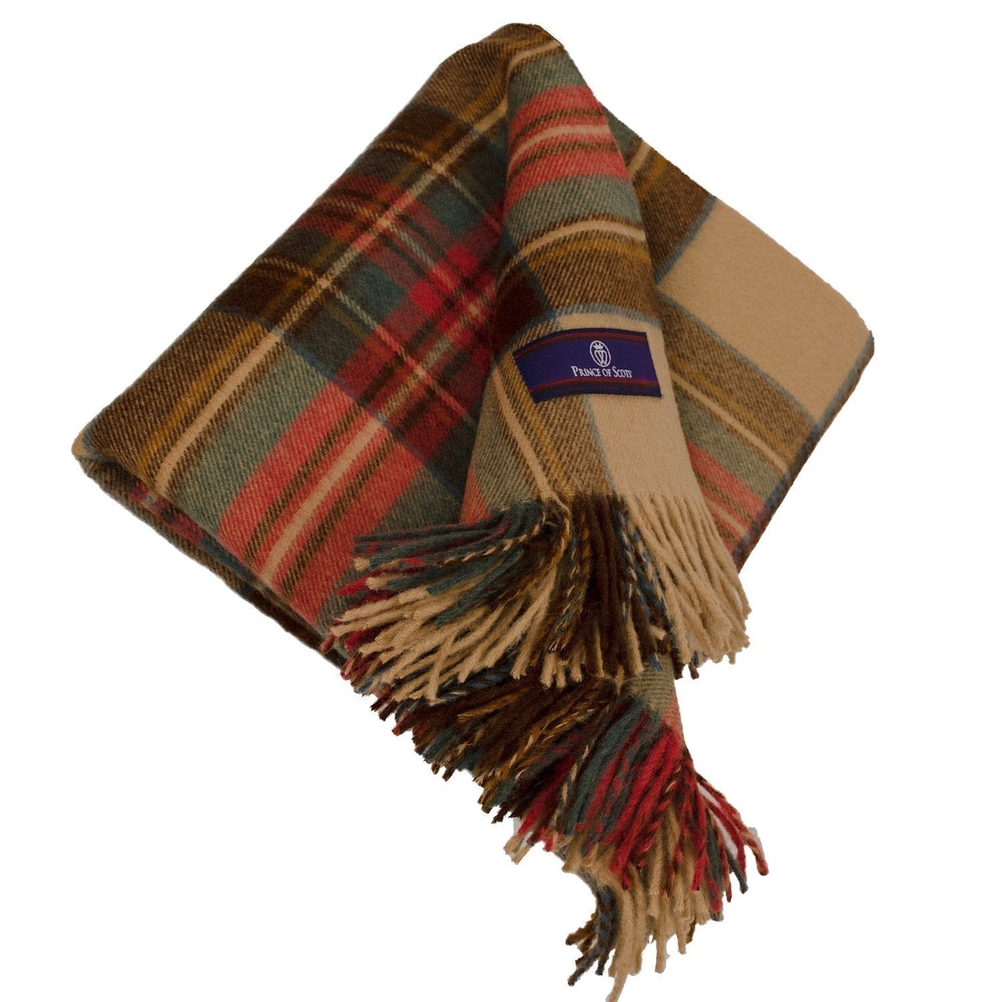 Prince of Scots Merino Wool Throw - Antique Dress Stewart