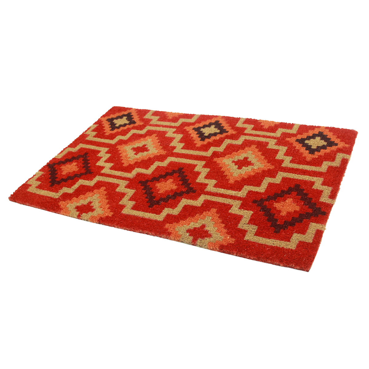 Lhasa Kilim - Red Coir Doormat