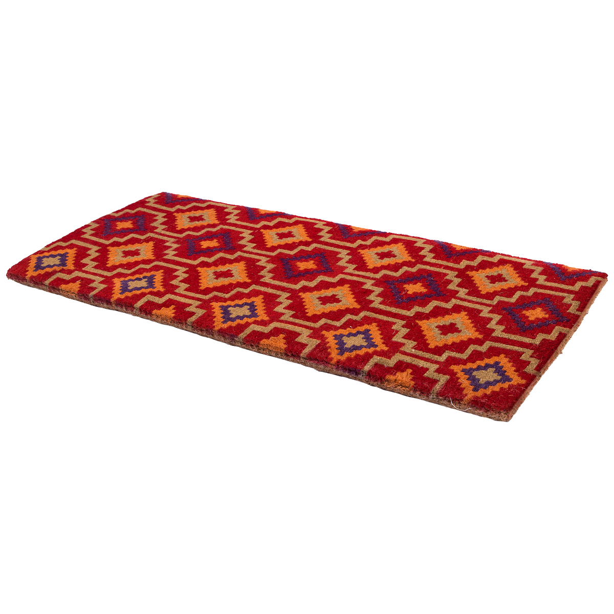 Lhasa Kilim - Red Coir Doormat