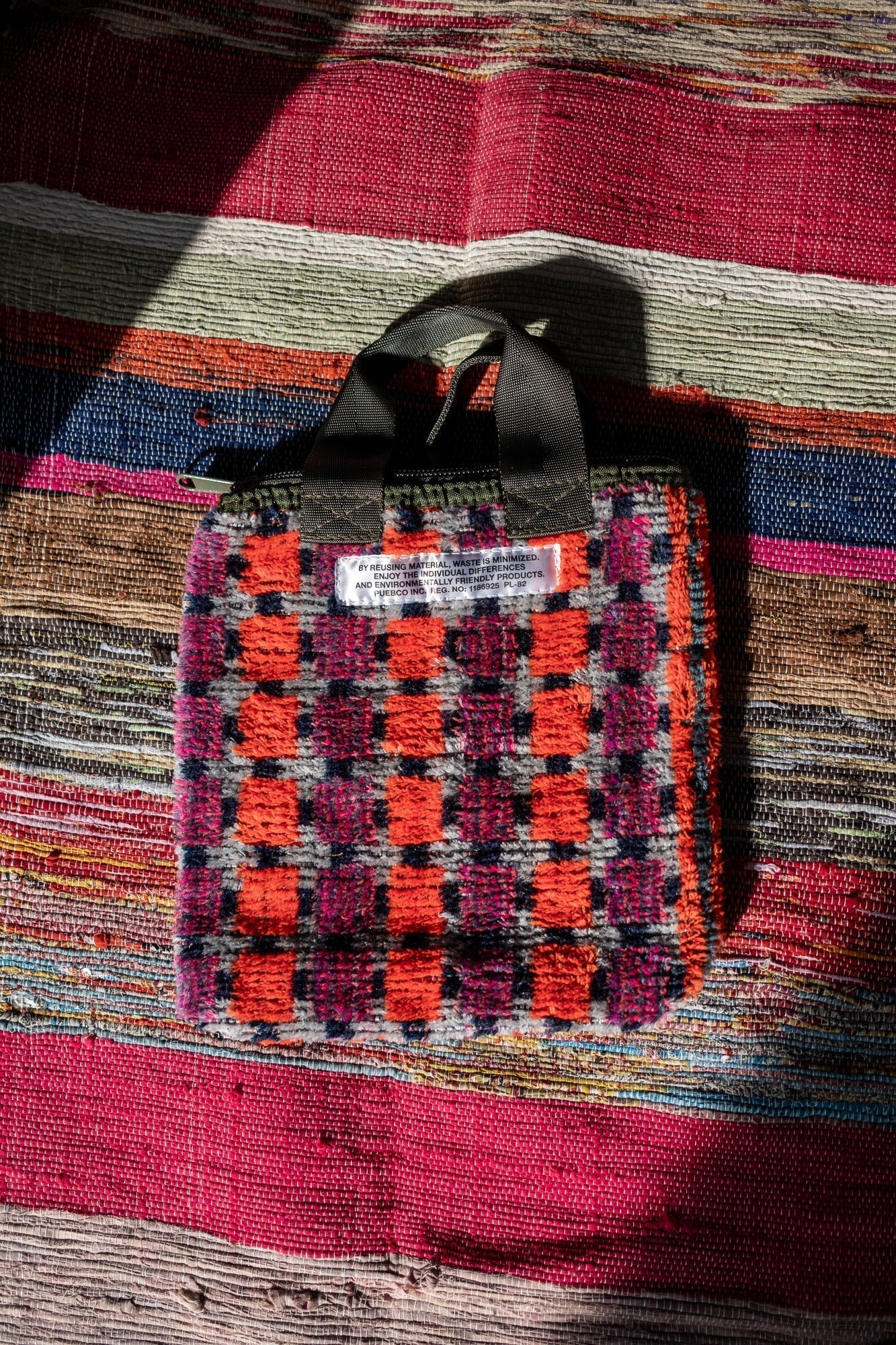 Truck Seat Fabric Small Tote