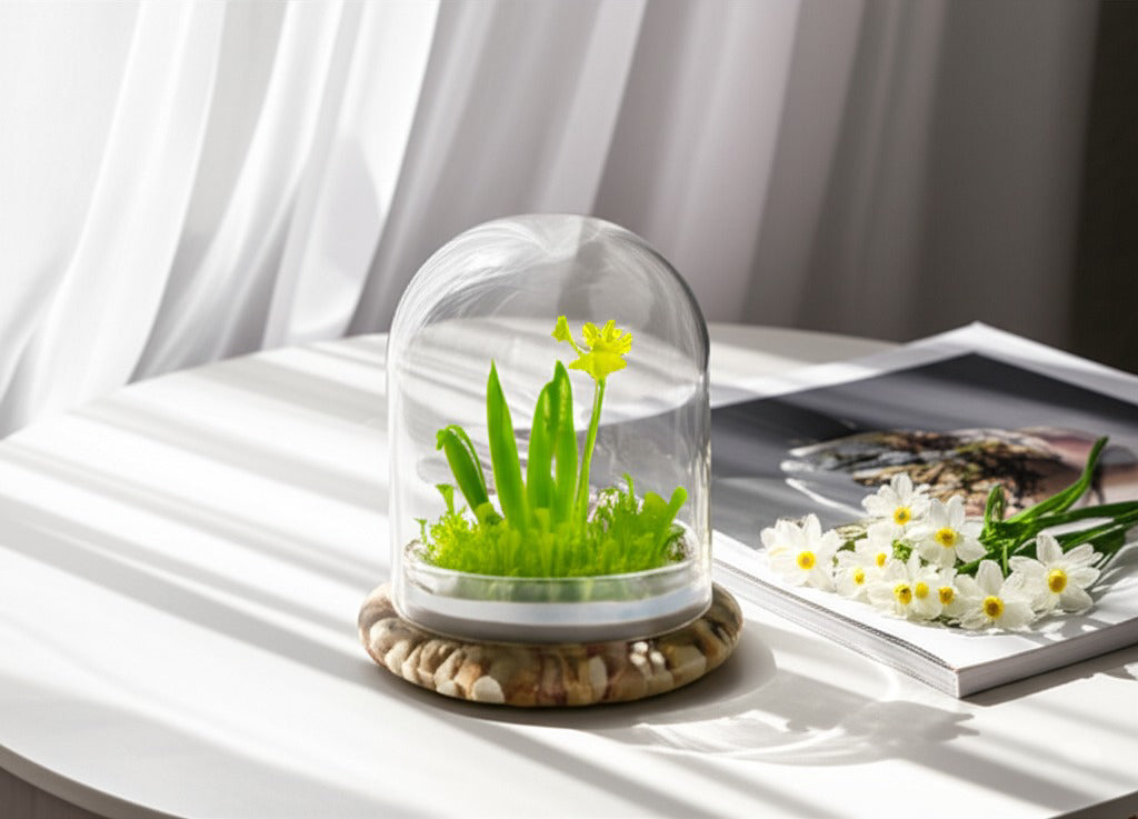 Everlasting Orchid Terrarium with Sundew Moss