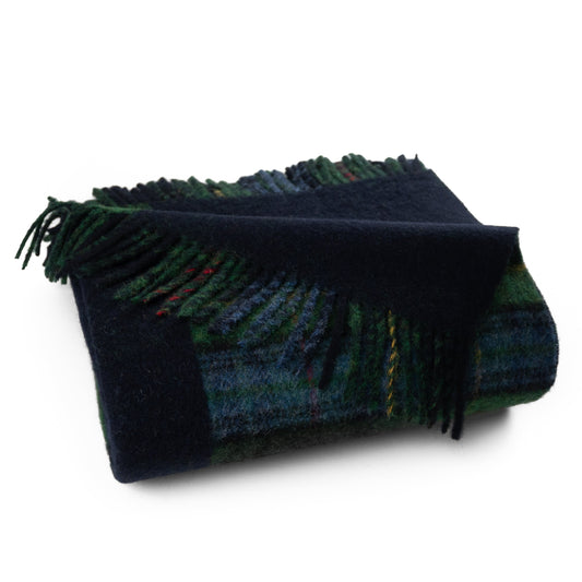 Highland Tweeds Double Cloth Reversible Throw - Classic Patchwork