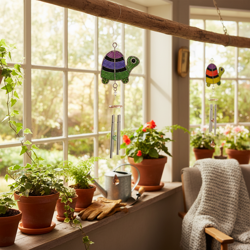 Turtle Wind Chime, Sm Asst  (Set of 3)