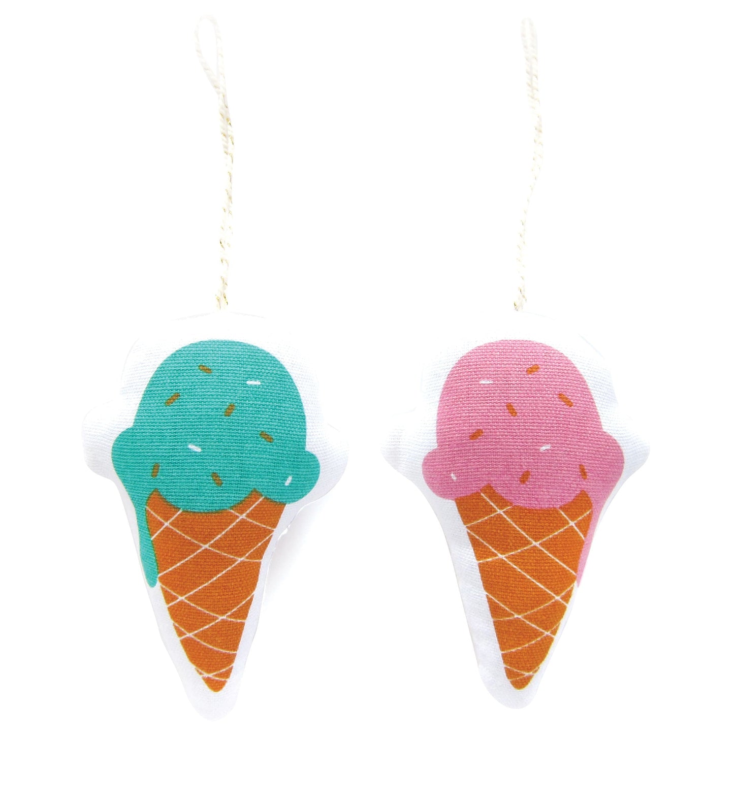 Ice Cream Holiday Ornament