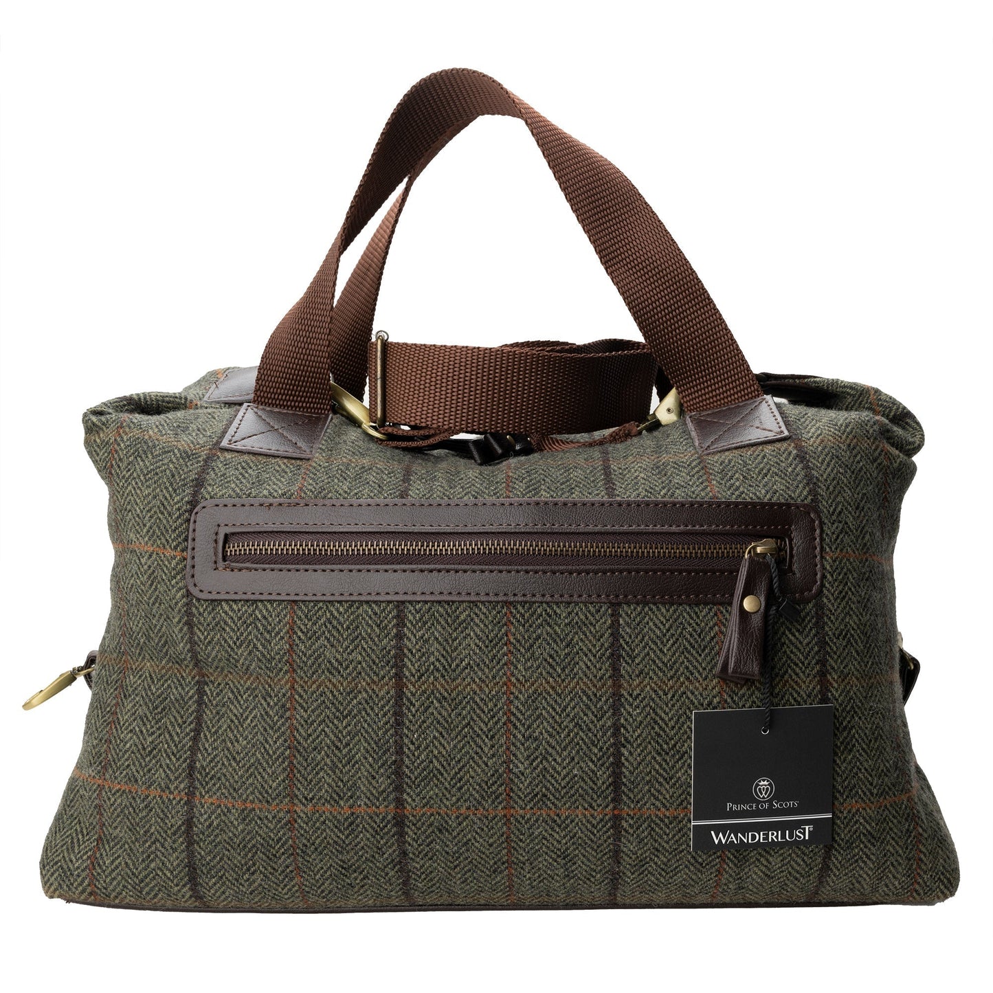 Wanderlust Highland Tweeds Weekender Bag - Olive