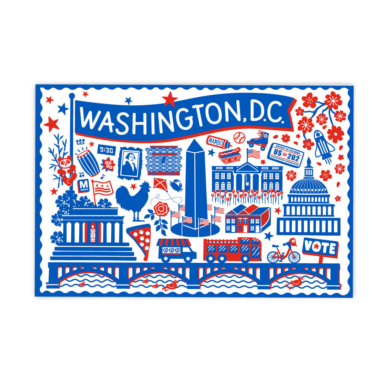 DC Landmarks Postcard