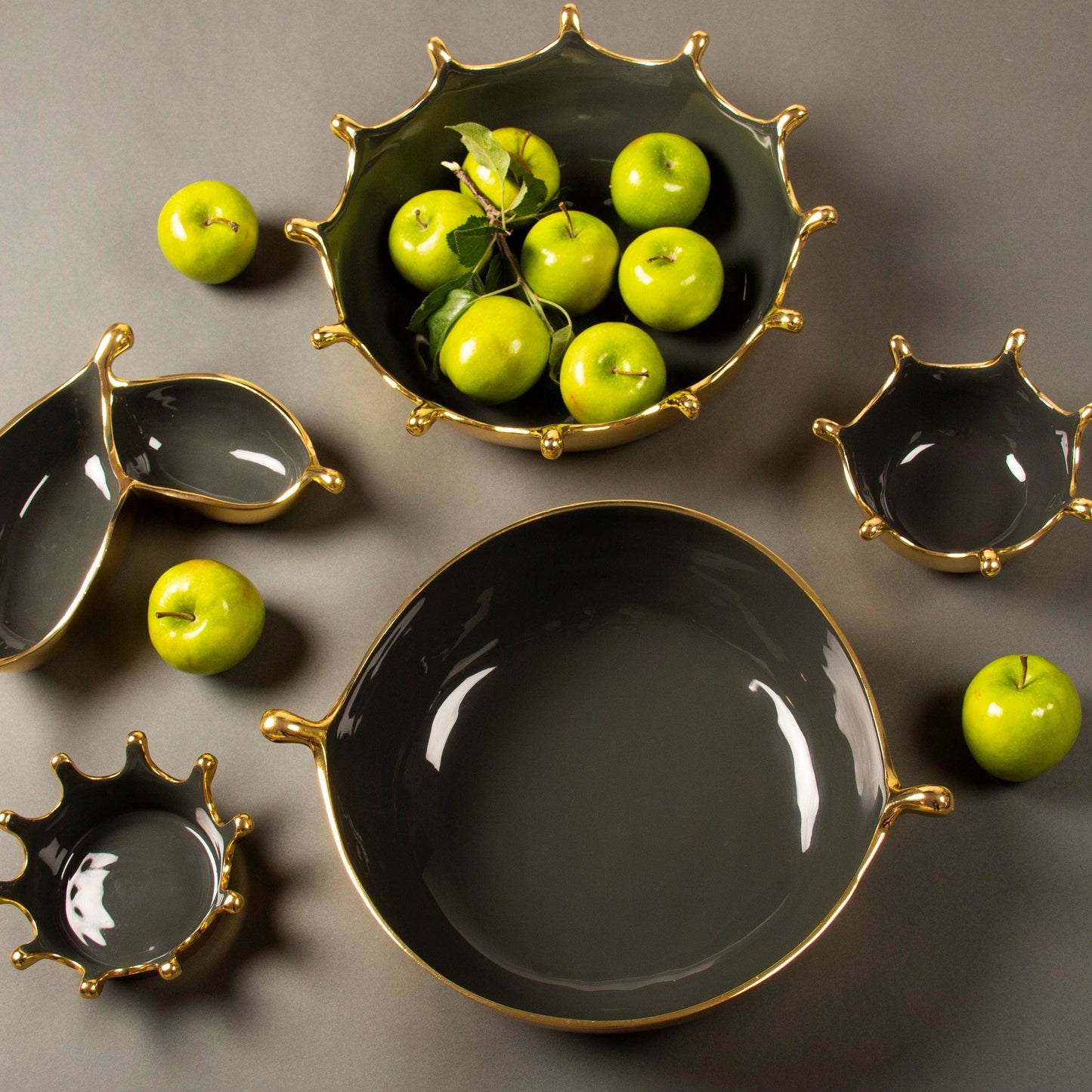 Pod Double Snack Graphite Bowl