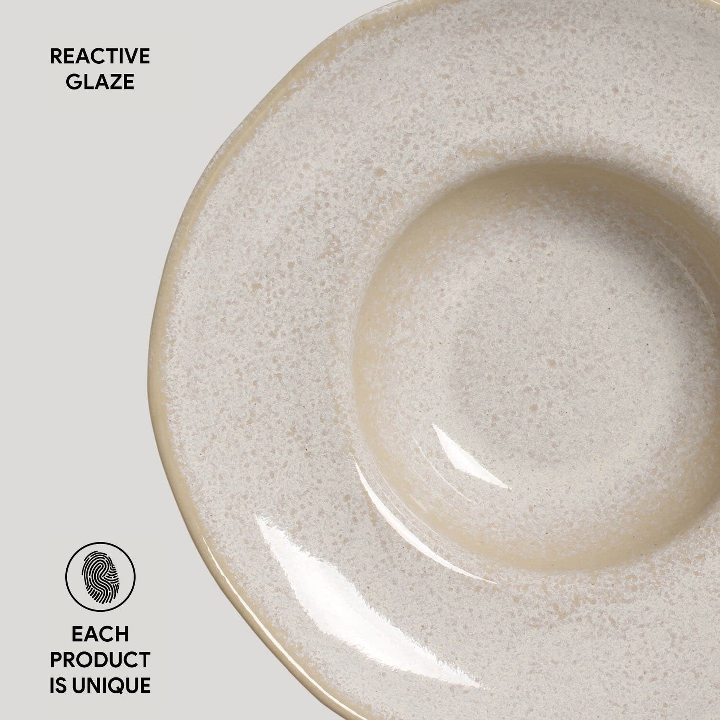Deep Rim Plate Set of 4