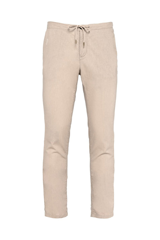 Pantalón lino - Arena