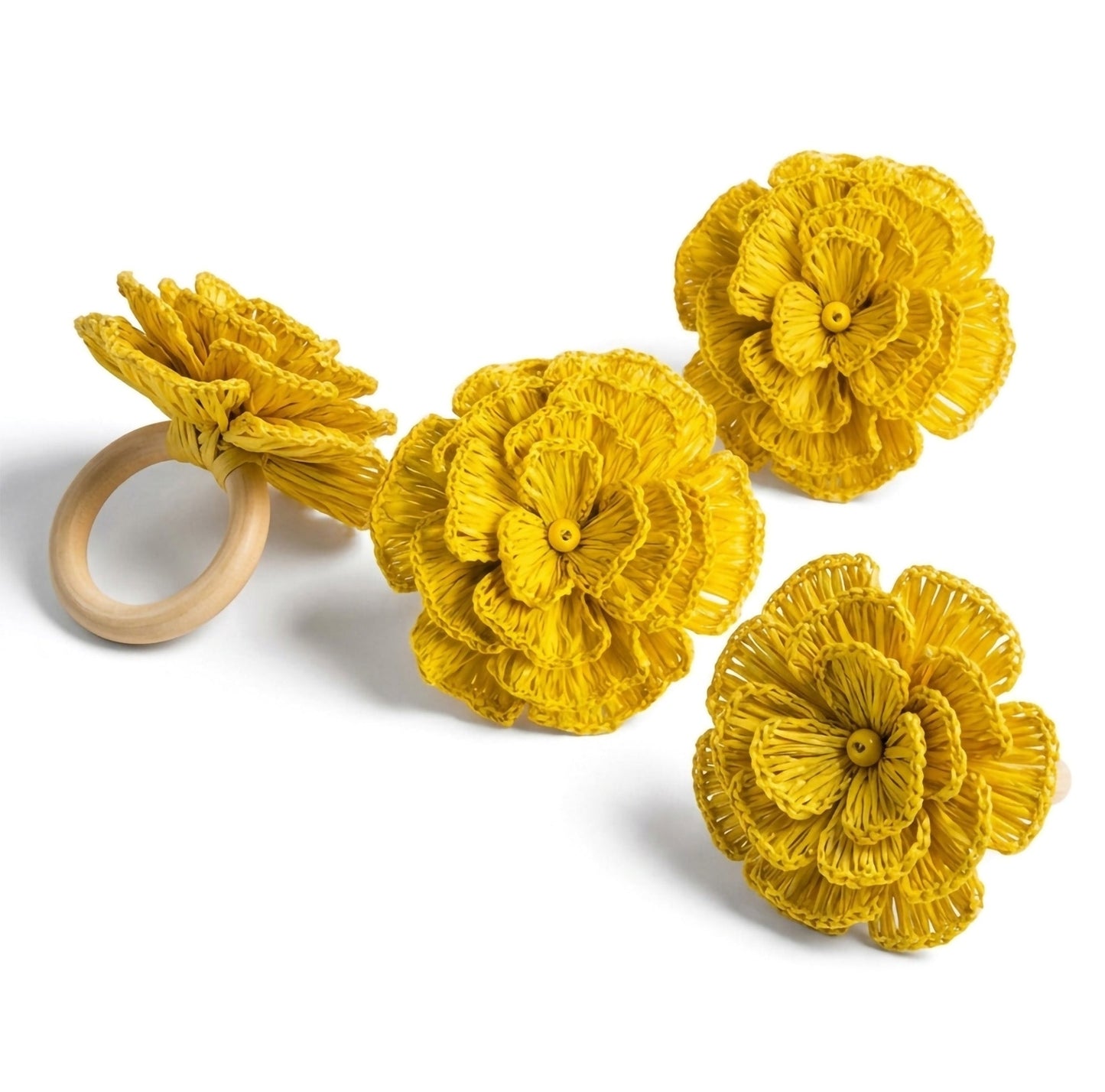 S/4 Buriti Flower Napkin Ring