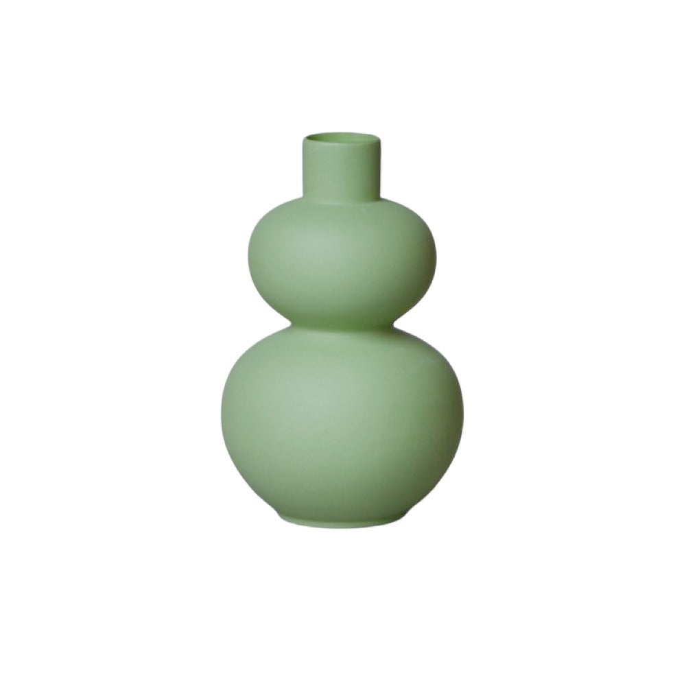 Matte Porcelain Mini Double Lobed Vase
