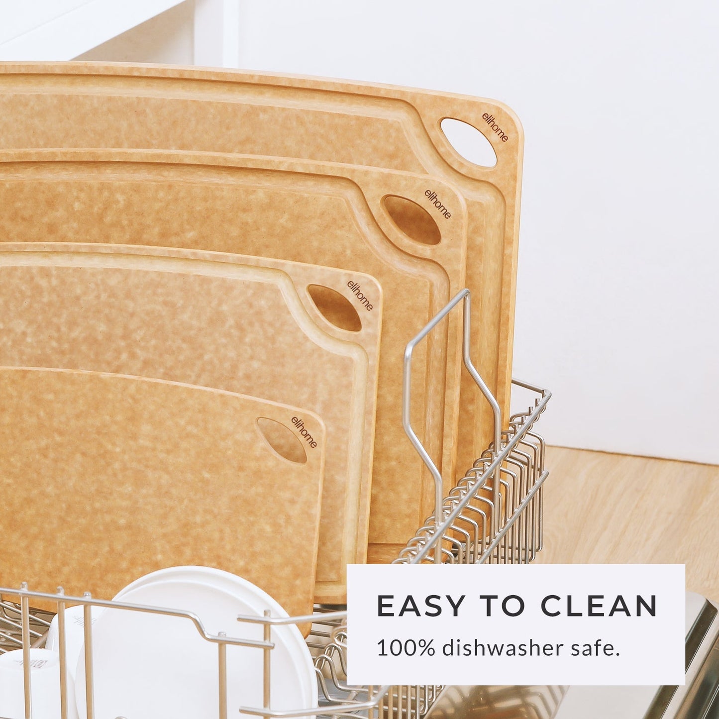 Classic Series 4 Piece Cutting Board Set (S+M+L+XL)
