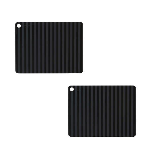 Placemat Stripe - 2 Pcs/Pack - Anthracite